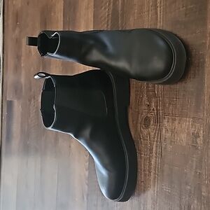 Black Mix No. 6 Ankle Boot